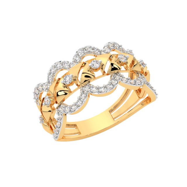 Nila Round Diamond Engagement Ring